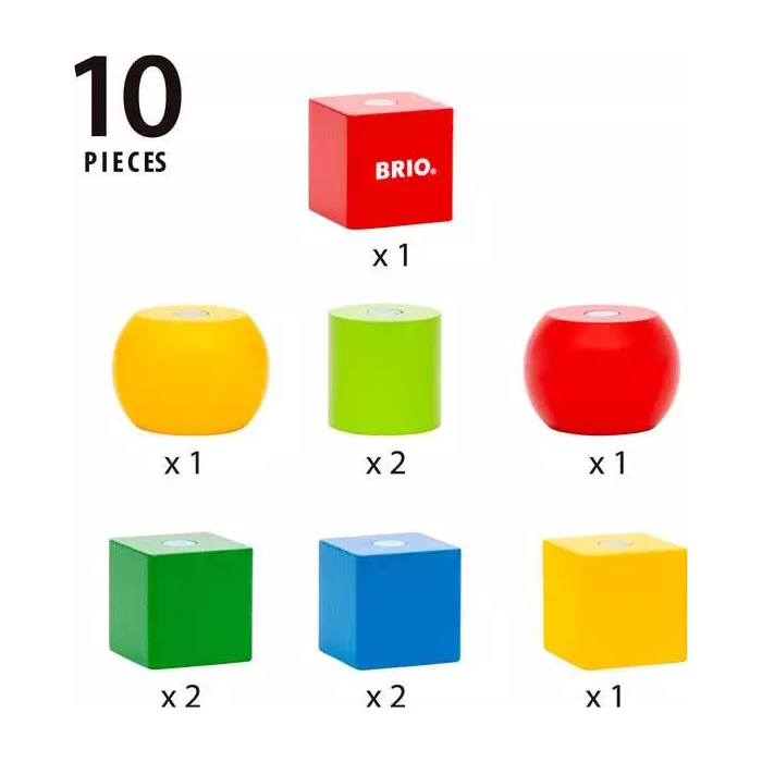 Weitere Ansicht: BRIO Infant/ Toddler - Magnetische Holzbausteine