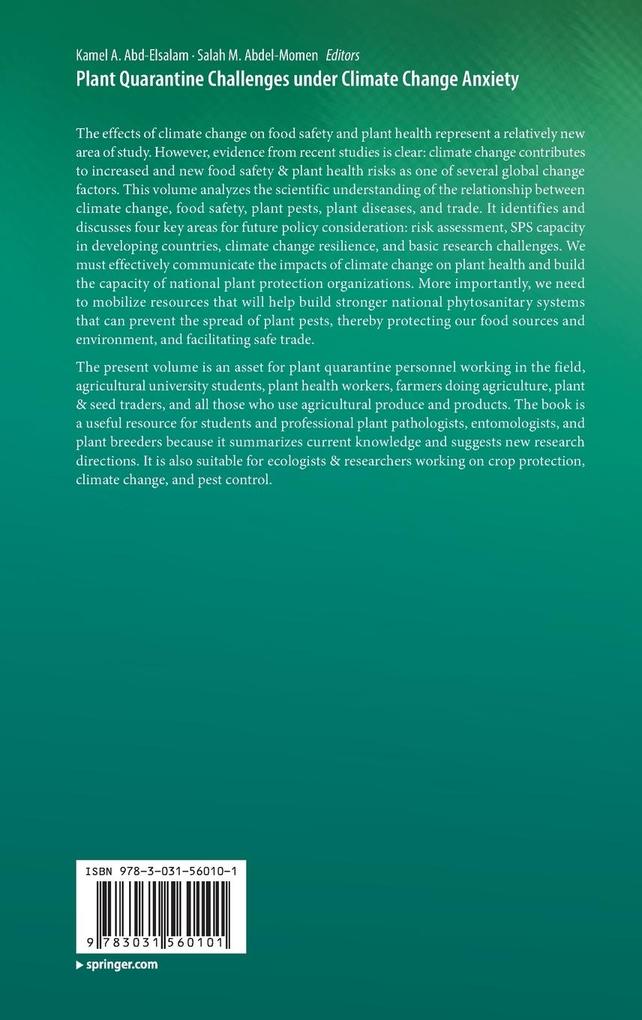 Weitere Ansicht: Plant Quarantine Challenges under Climate Change Anxiety
