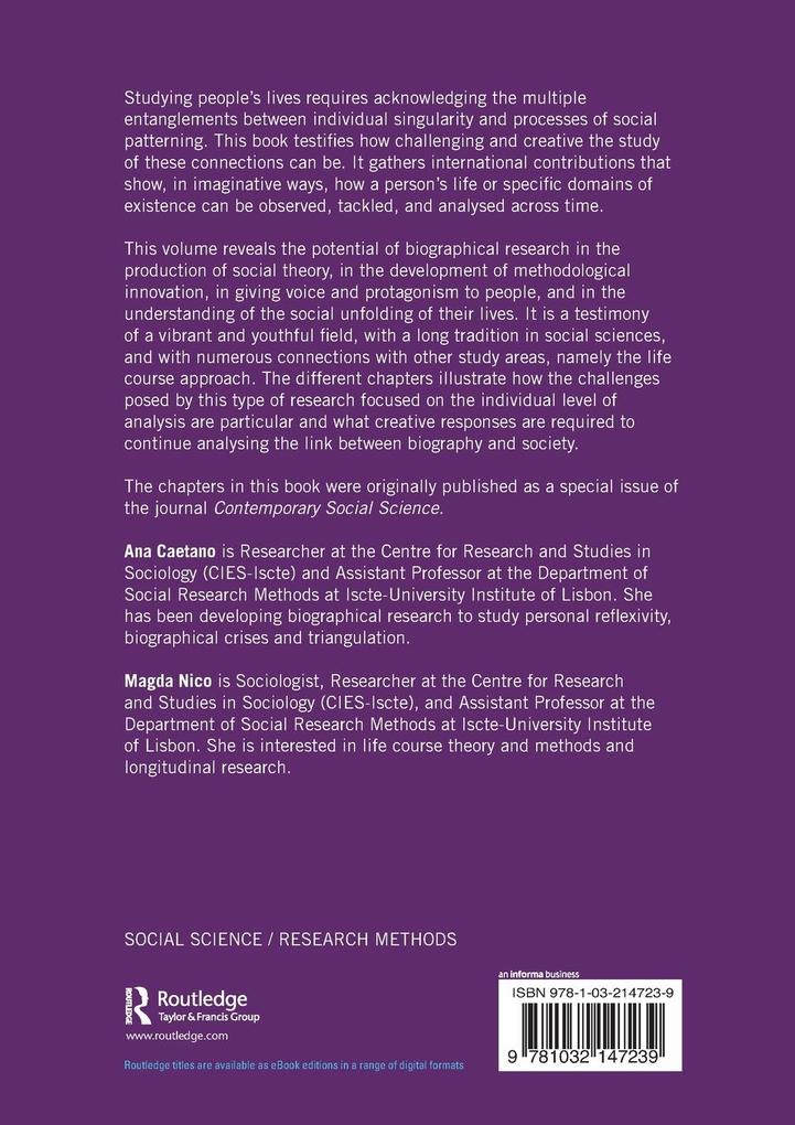 Weitere Ansicht: Biographical Research