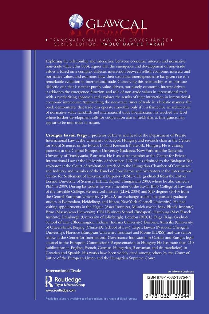 Weitere Ansicht: Global Values and International Trade Law