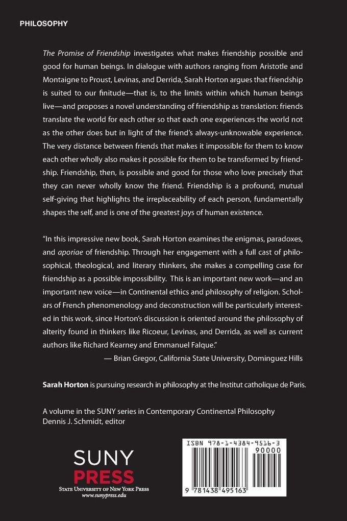 Weitere Ansicht: The Promise of Friendship | Sarah Horton
