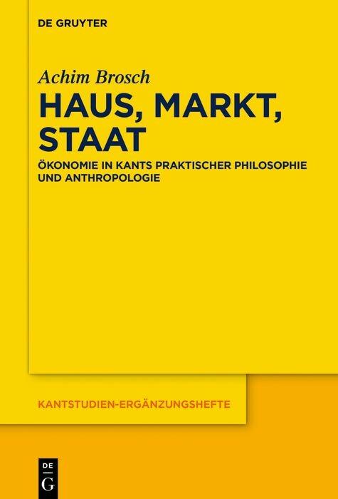 Produktbild: Haus, Markt, Staat | Achim Brosch