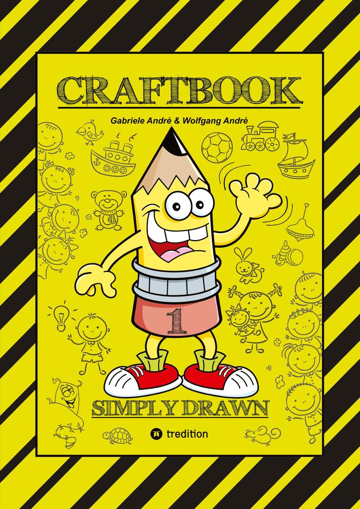 Produktbild: CRAFTBOOK - TIPPS & TRICKS BEIM ZEICHNEN VON FIGUREN & BÄUMEN - SYMBOLE - OBJEKTE - TOLLE MOTIVE - RÄTSEL - AUFGABEN | Gabriele André, Wolfgang André