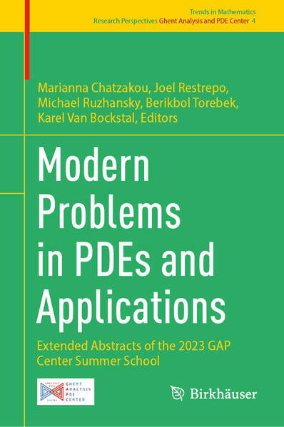 Produktbild: Modern Problems in PDEs and Applications