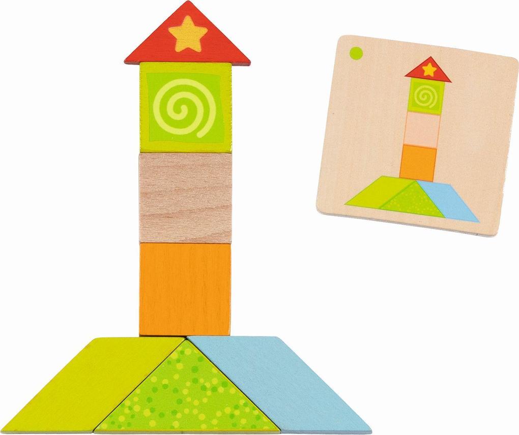 Weitere Ansicht: Bunte Tangram Welt