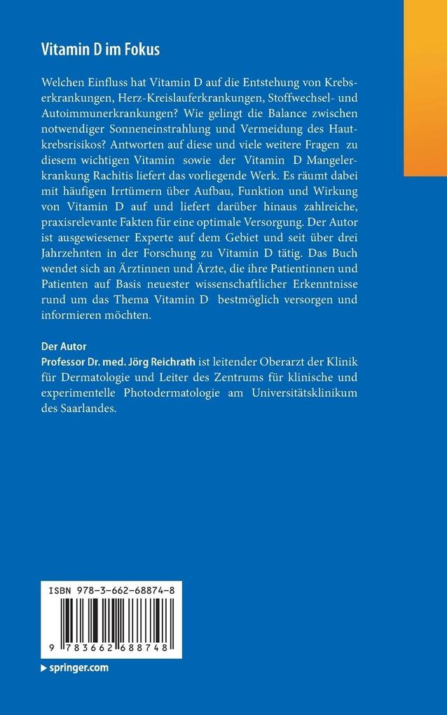 Weitere Ansicht: Vitamin D im Fokus | Jörg Reichrath