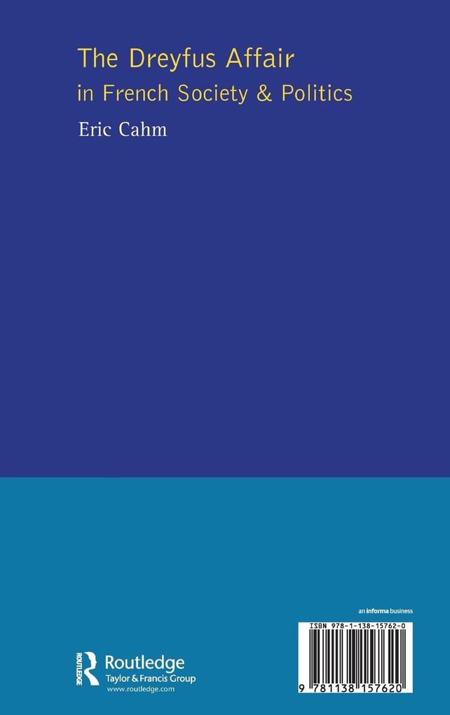 Weitere Ansicht: The Dreyfus Affair in French Society and Politics | Eric Cahm