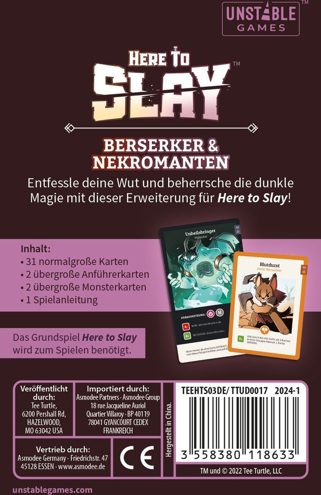 Weitere Ansicht: Here to Slay - Berserker & Nekromanten | Ramy Badie