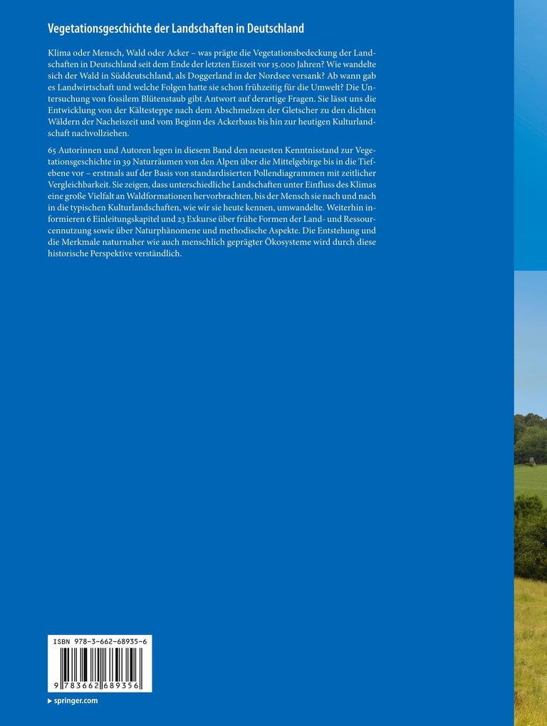 Weitere Ansicht: Vegetationsgeschichte der Landschaften in Deutschland