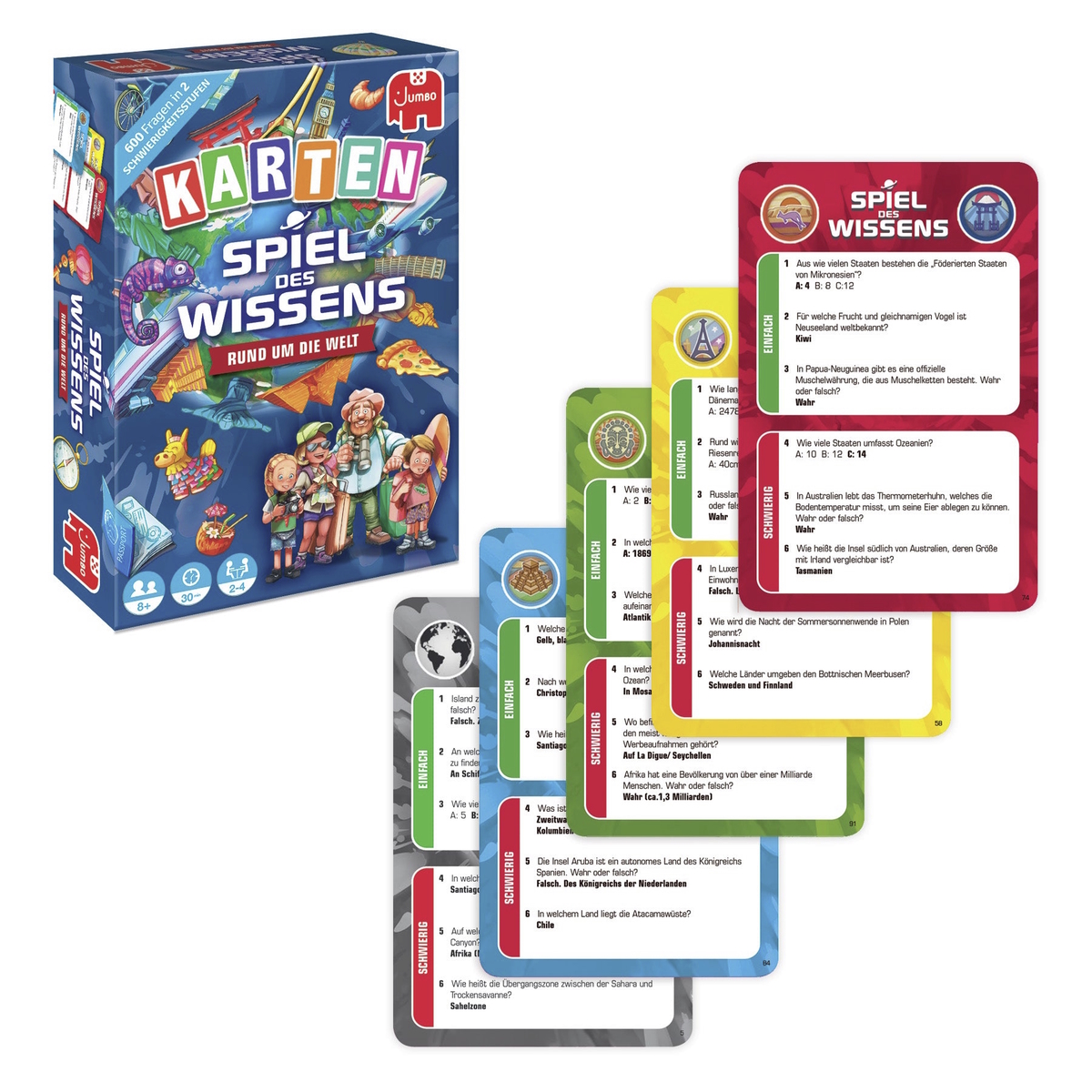 Weitere Ansicht: Spiel des Wissens - Rund um die Welt Kartenspiel