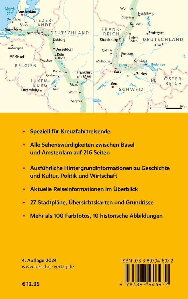 Weitere Ansicht: TRESCHER Reiseführer Flusskreuzfahrten Rhein | Annette Lorenz
