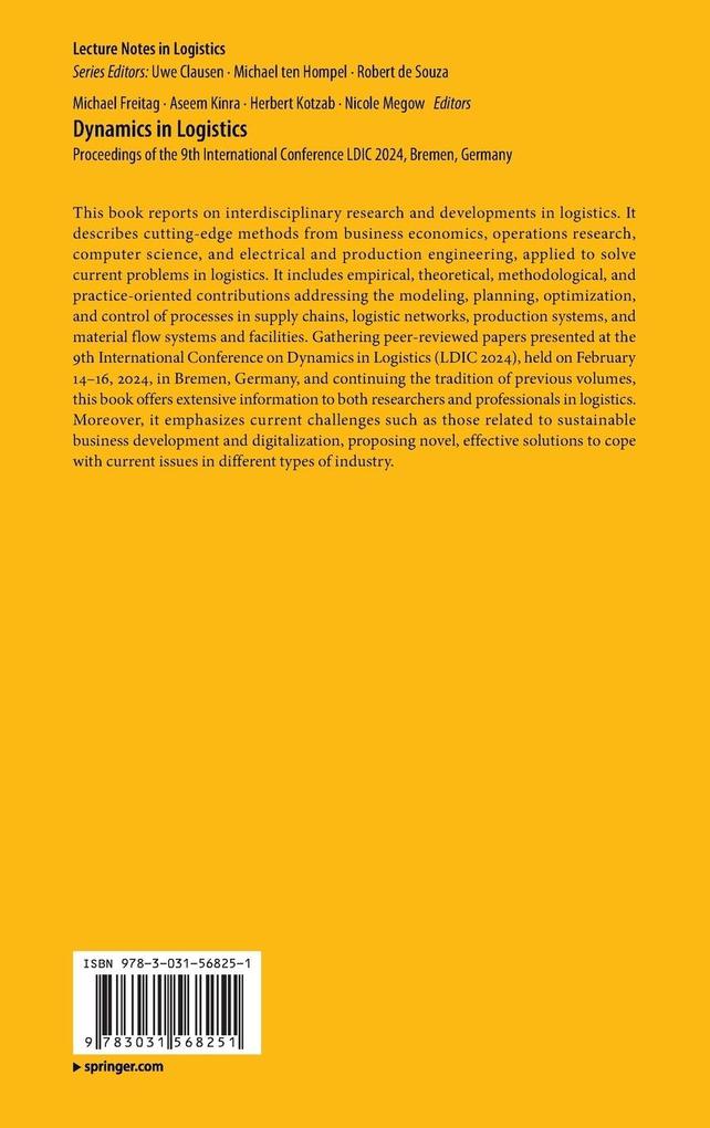 Weitere Ansicht: Dynamics in Logistics
