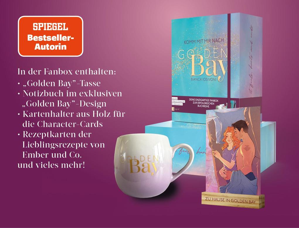 Weitere Ansicht: Golden Bay Fanbox | Bianca Iosivoni