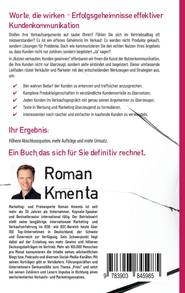 Weitere Ansicht: Nutzen verkaufen, Kunden gewinnen | Roman Kmenta