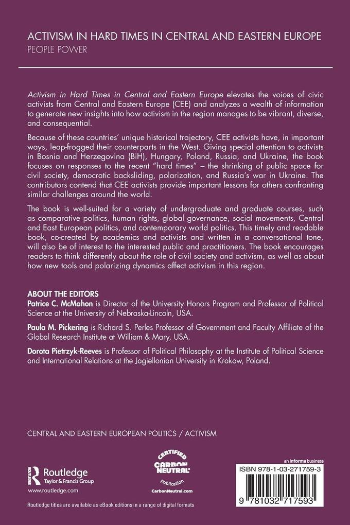 Weitere Ansicht: Activism in Hard Times in Central and Eastern Europe