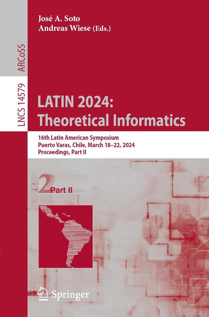 Produktbild: LATIN 2024: Theoretical Informatics