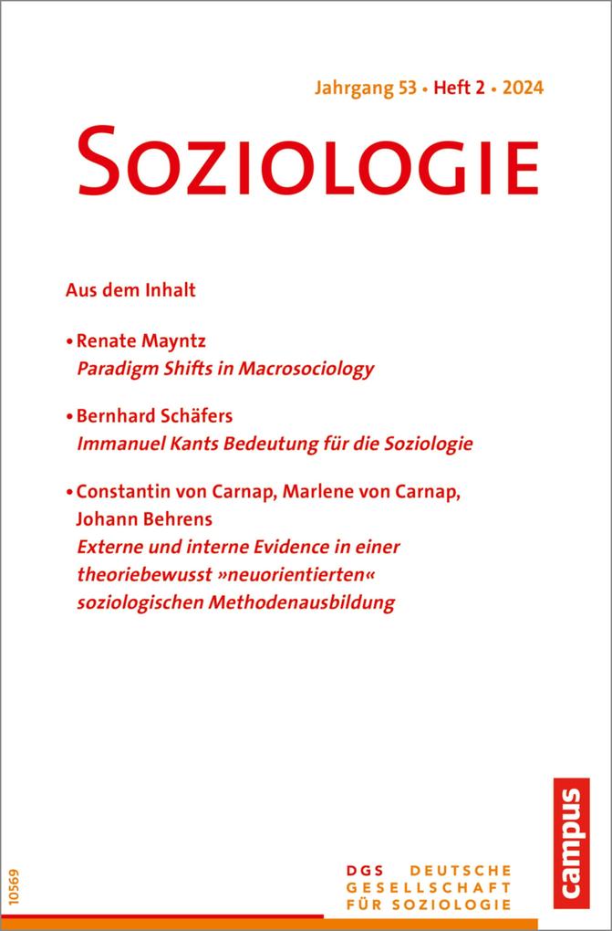 Produktbild: Soziologie 02/2024