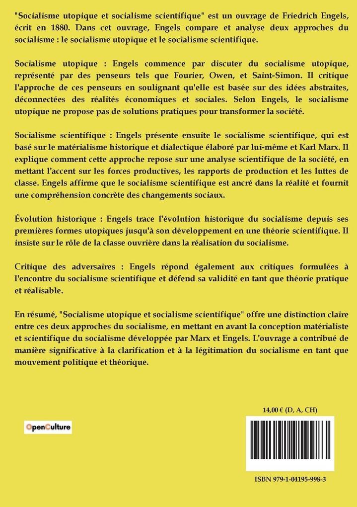 Weitere Ansicht: Socialisme utopique et socialisme scientifique | Friedrich Engels