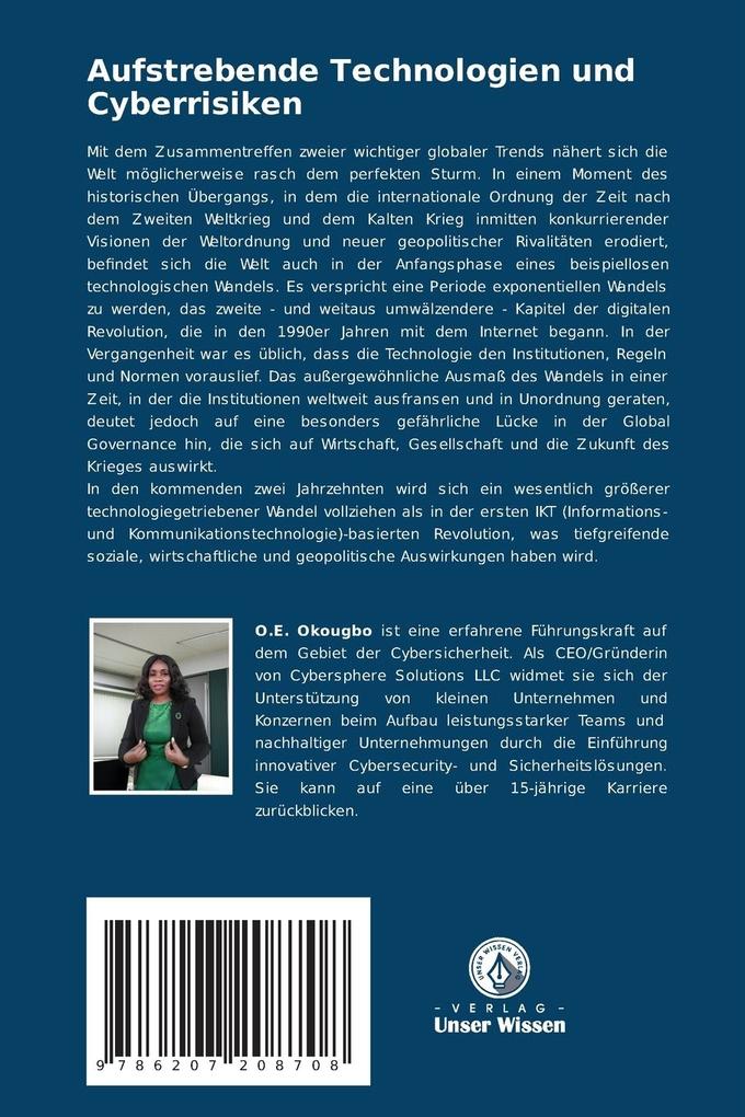 Weitere Ansicht: Aufstrebende Technologien und Cyberrisiken | Obosa Eugenia Okougbo