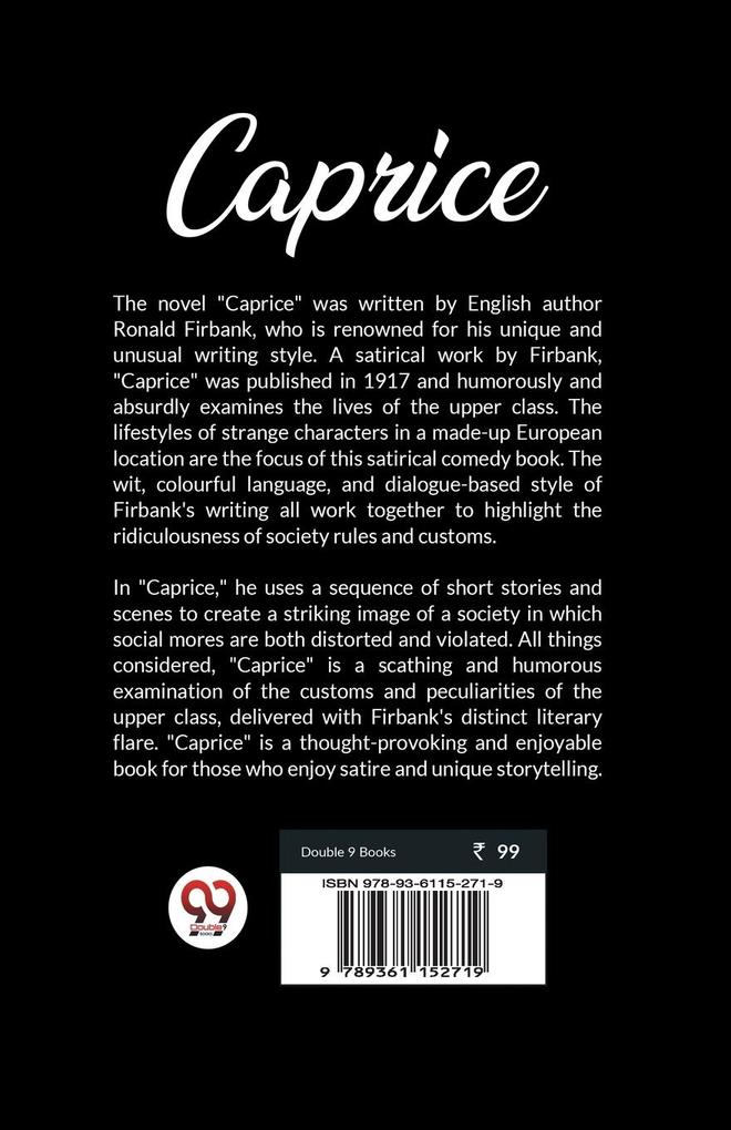 Weitere Ansicht: Caprice | Ronald Firbank