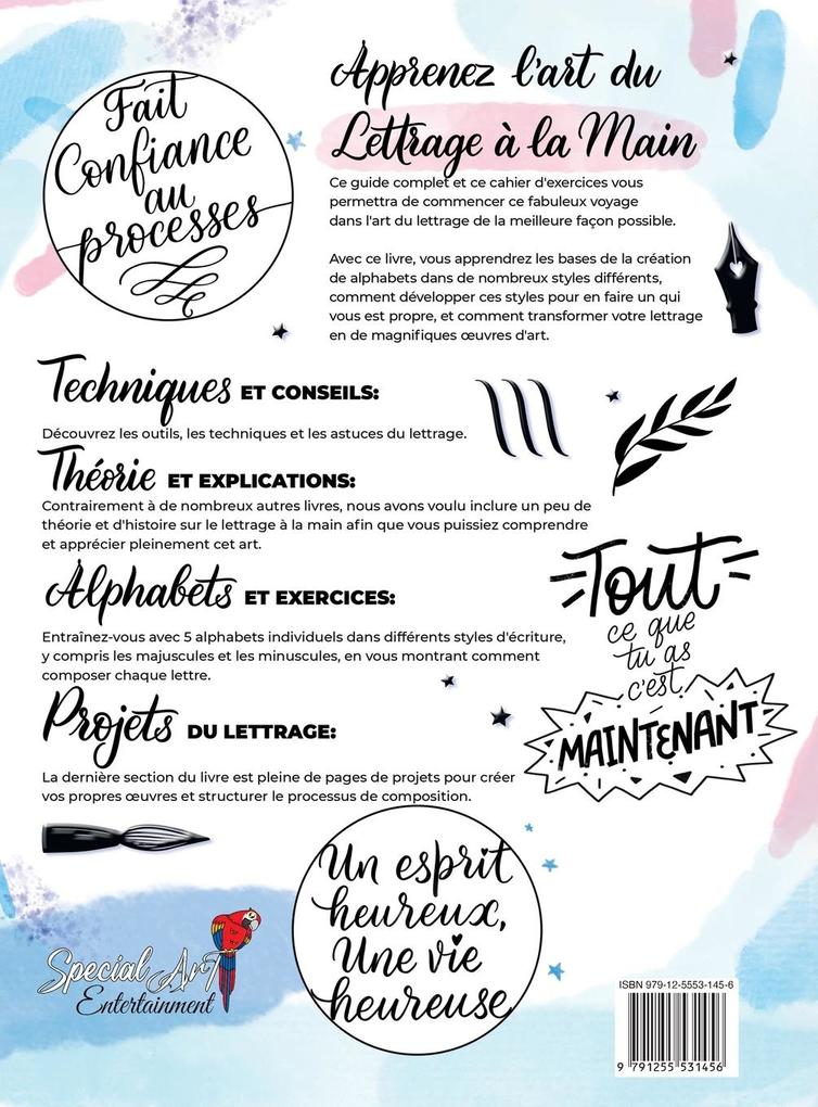 Weitere Ansicht: Le Guide Complet de Calligraphie Moderne et du Lettrage à la Main pour Débutants | Special Art Entertainment