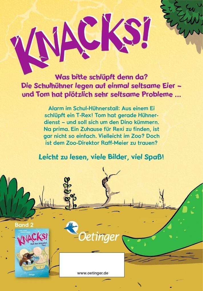 Weitere Ansicht: Knacks! 1 Ein T-Rex schlüpft aus | Claudia Scharf