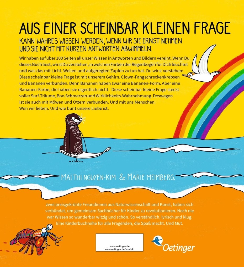 Weitere Ansicht: BiBiBiber hat da mal 'ne Frage. Welche Farben hat der Regenbogen? | Mai Thi Nguyen-Kim, Marie Meimberg