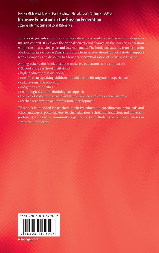 Weitere Ansicht: Inclusive Education in the Russian Federation