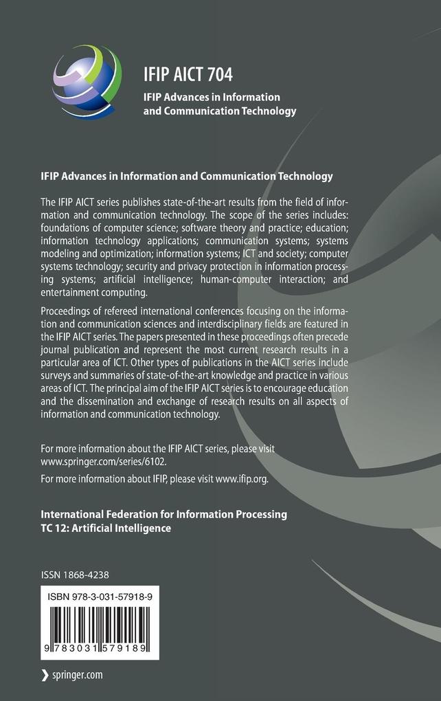 Weitere Ansicht: Intelligent Information Processing XII