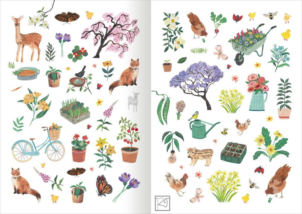 Weitere Ansicht: Stickerliebe - Natur