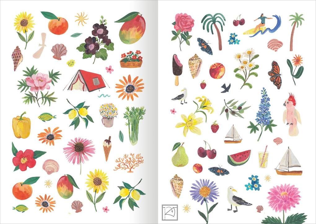 Weitere Ansicht: Stickerliebe - Natur