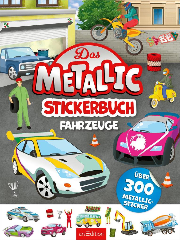 Weitere Ansicht: Das Metallic-Stickerbuch - Fahrzeuge