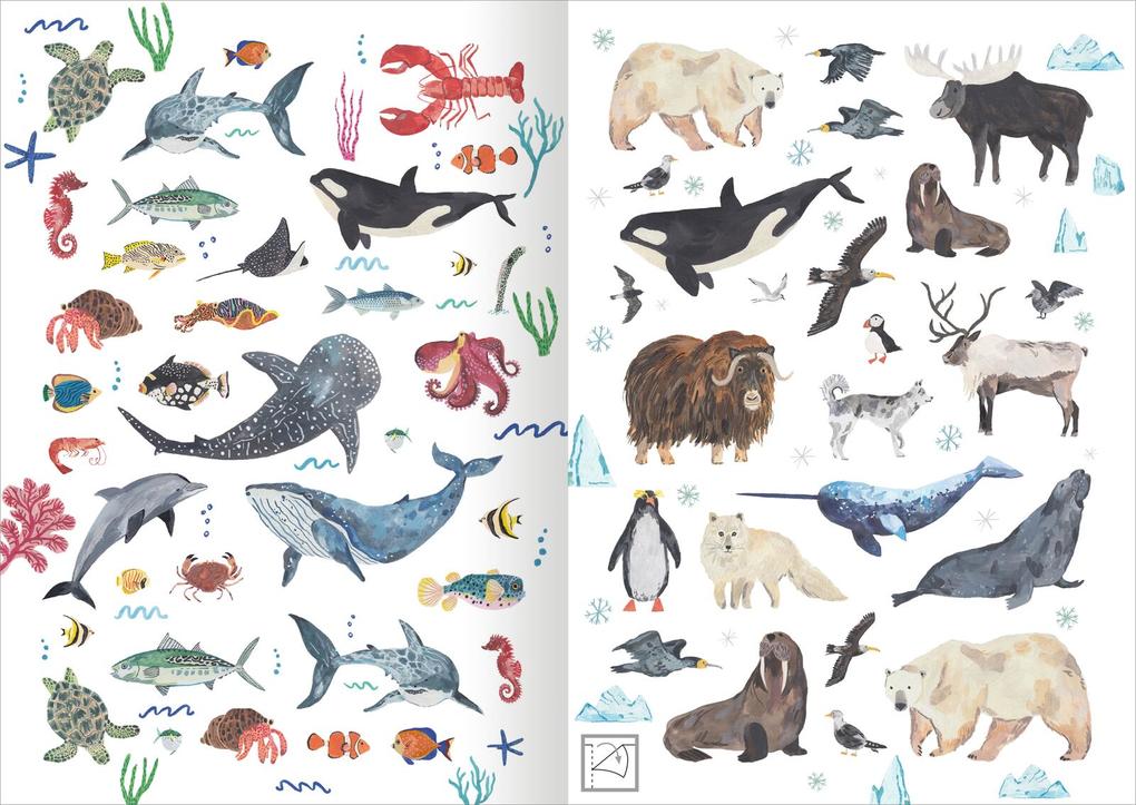 Weitere Ansicht: Stickerliebe - Tiere