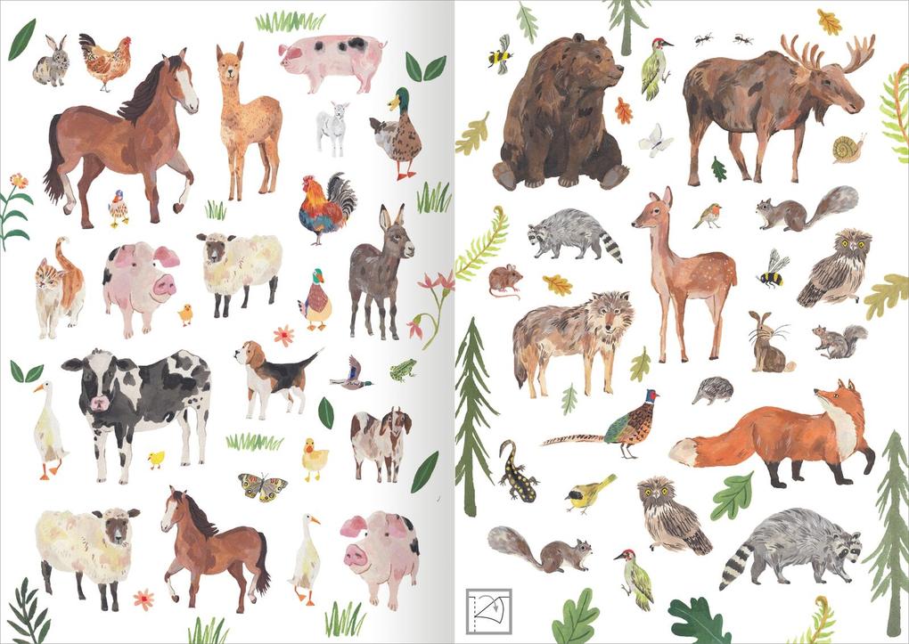 Weitere Ansicht: Stickerliebe - Tiere
