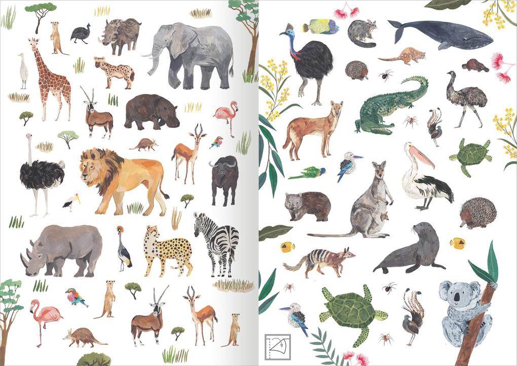Weitere Ansicht: Stickerliebe - Tiere