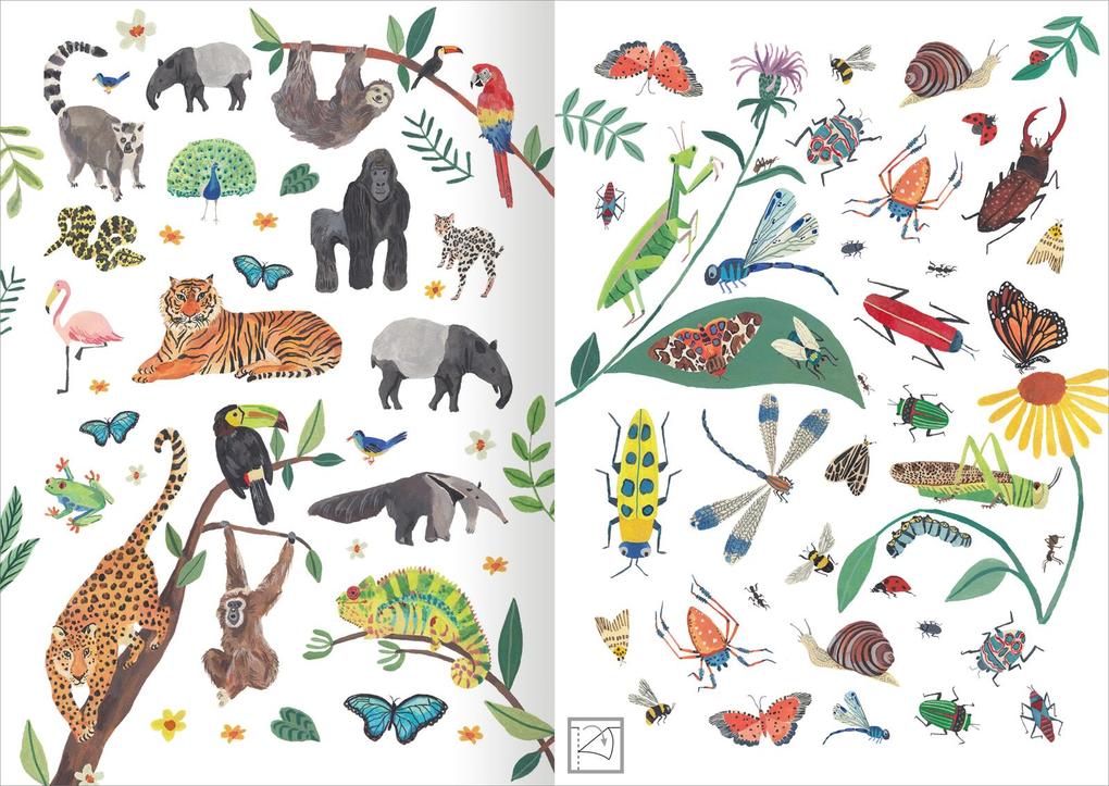 Weitere Ansicht: Stickerliebe - Tiere