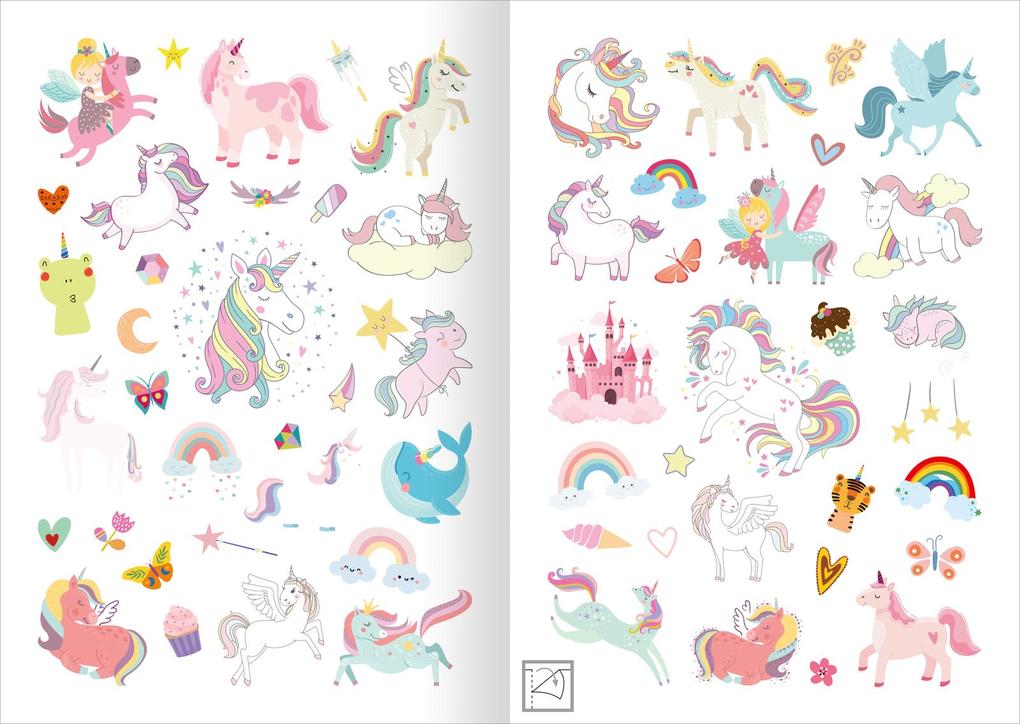 Weitere Ansicht: Mein Einhorn-Stickerheft