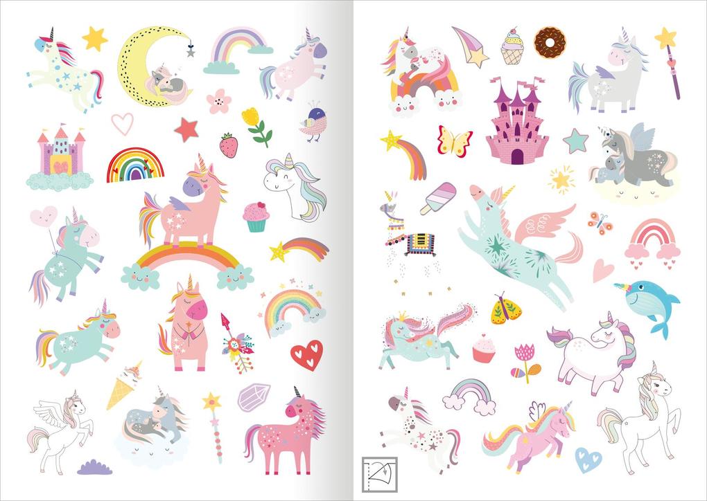 Weitere Ansicht: Mein Einhorn-Stickerheft