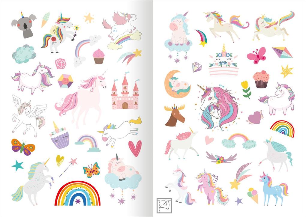 Weitere Ansicht: Mein Einhorn-Stickerheft