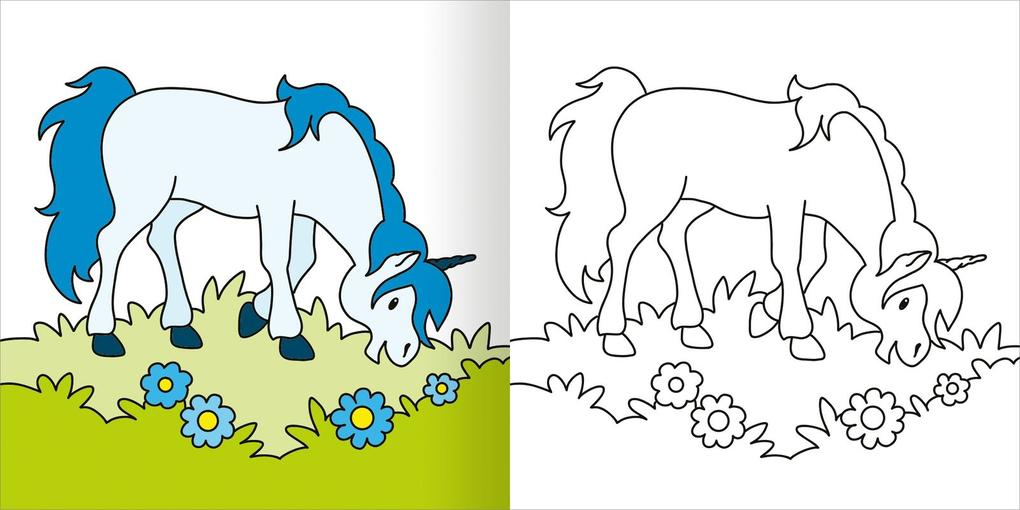 Weitere Ansicht: Mein erstes dickes Malbuch ab 2 - Einhörner