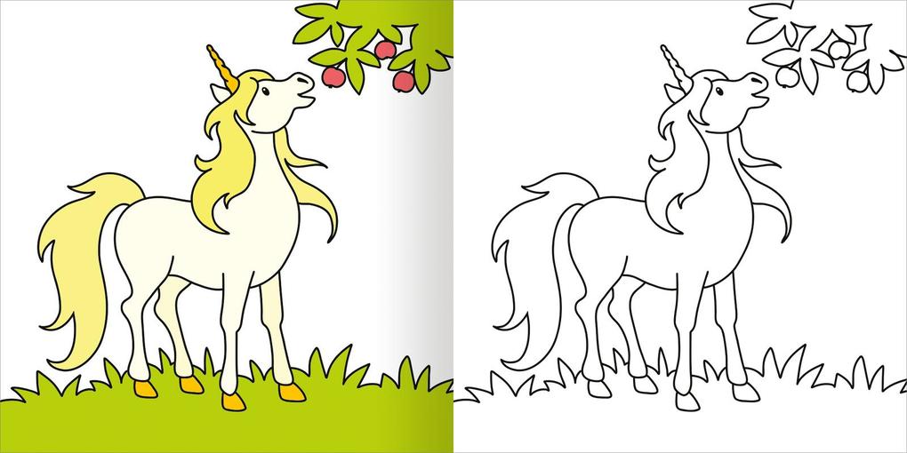 Weitere Ansicht: Mein erstes dickes Malbuch ab 2 - Einhörner