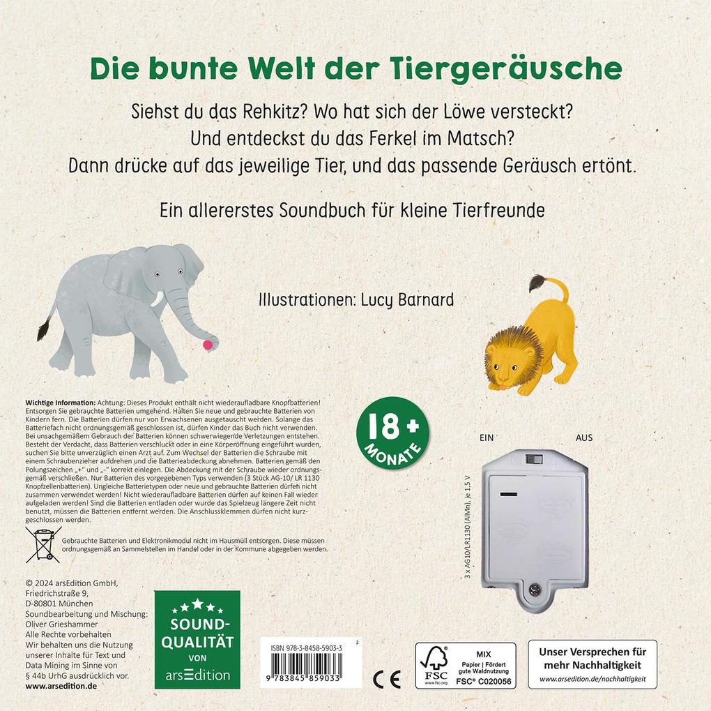 Weitere Ansicht: Such mal, hör mal! Bei den Tieren