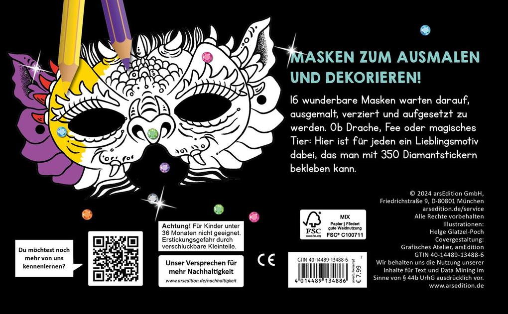 Weitere Ansicht: Diamantmasken - Zauberwesen