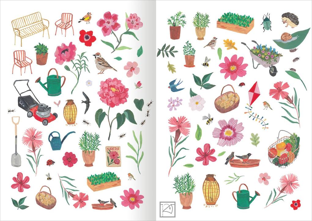 Weitere Ansicht: Stickerliebe - Pflanzenwelt