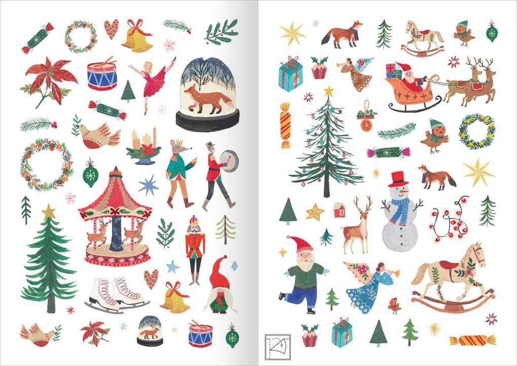 Weitere Ansicht: Stickerliebe - Winter