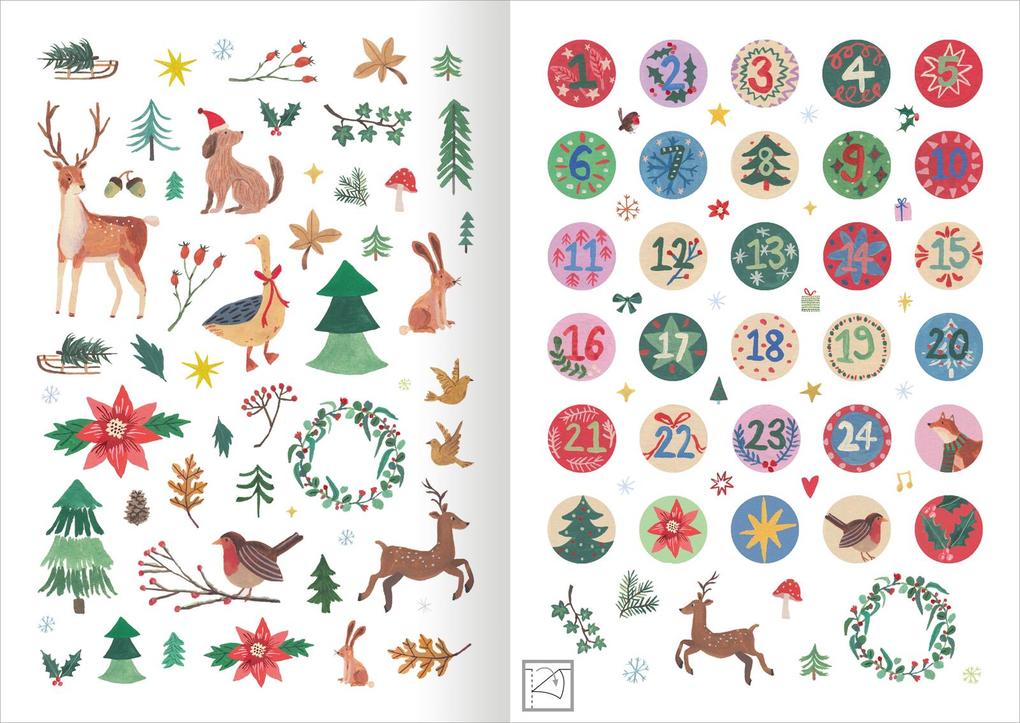Weitere Ansicht: Stickerliebe - Winter