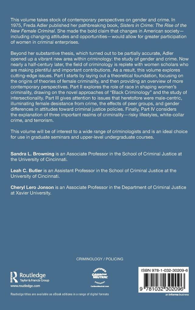 Weitere Ansicht: Gender and Crime