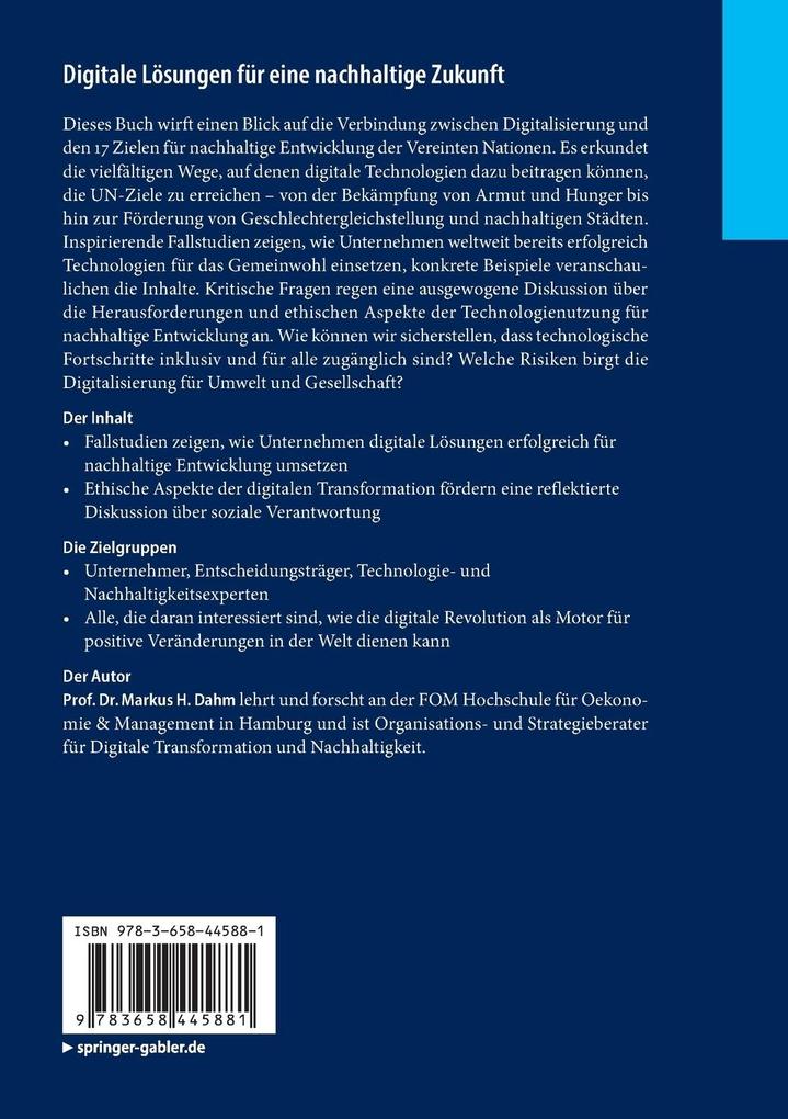 Weitere Ansicht: Digitale Lösungen für eine nachhaltige Zukunft | Markus H. Dahm