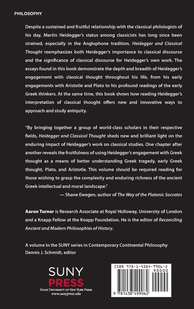Weitere Ansicht: Heidegger and Classical Thought