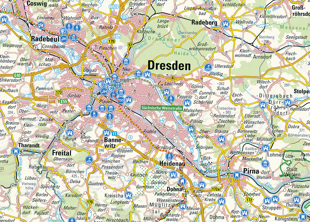 Weitere Ansicht: Freistaat Sachsen auf einen Blick!